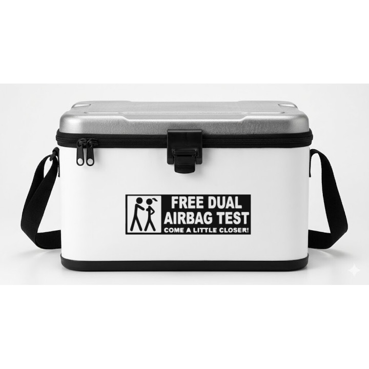 Free Dual Airbag Test Stickers – Funny Car Decals (2-Pack)