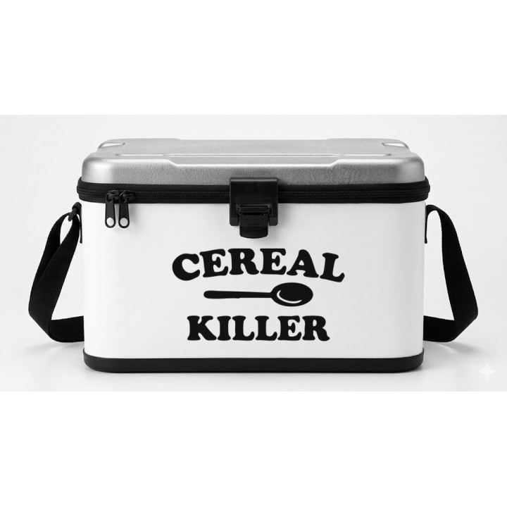 Cereal Killer Stickers – Funny Food Pun Decals (2-Pack)