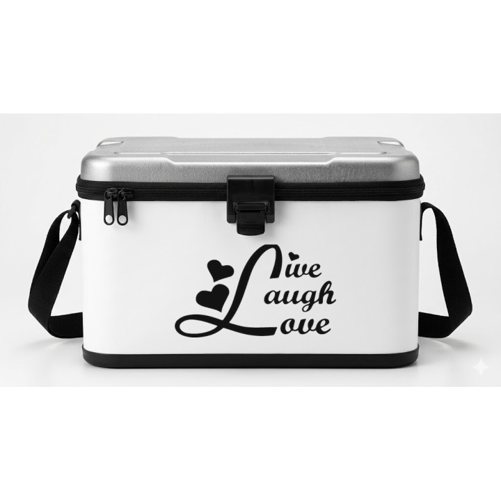 Live Laugh Love Stickers – Quote Home Decor Decals (2-Pack)