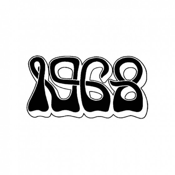 1968 Band Logo Vinyl Decal
