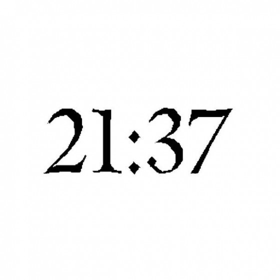 21 37 Band Logo Vinyl Decal