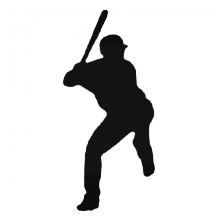 Buy Baseball Batter Decal Sticker Online