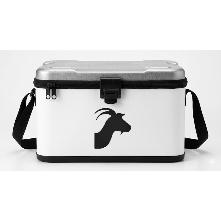 Goat Head Silhouette Stickers – Capricorn Decals (2-Pack)