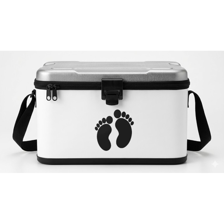 Got Twins? Baby Feet Stickers – Twin Baby Decals (2-Pack)