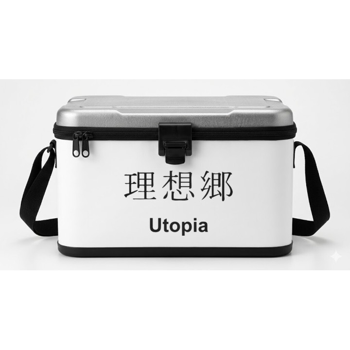 Japanese Kanji Utopia Stickers – 理想郷 Paradise Decals (2-Pack)
