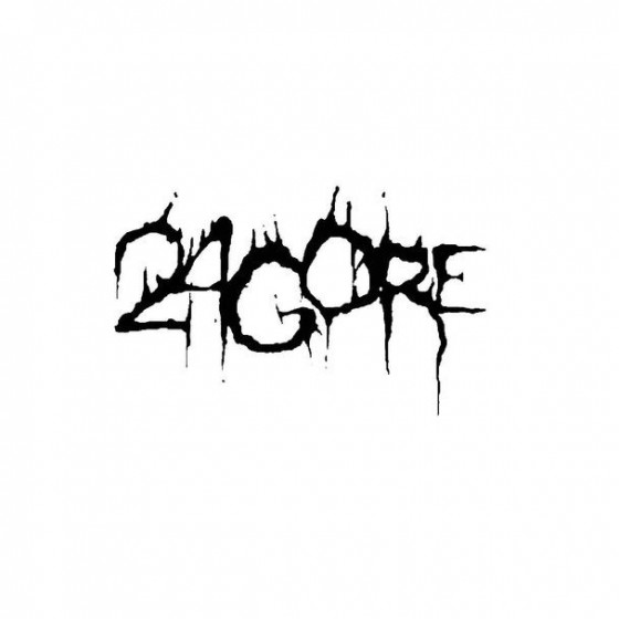 24gore Band Logo Vinyl Decal