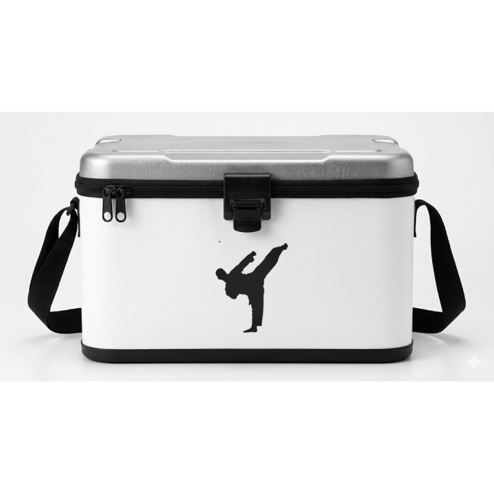 Martial Arts High Kick Stickers – Karate Taekwondo (2-Pack)