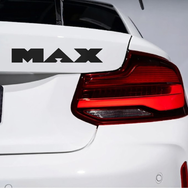 Max Name Stickers – Bold Vinyl Decals (2-Pack)