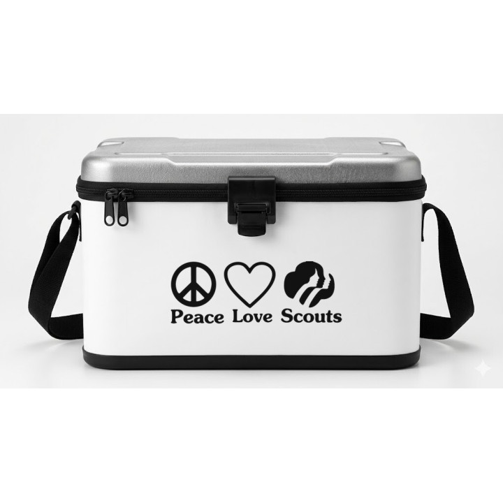 Peace Love Scouts Stickers – Girl Scouts Decals (2-Pack)