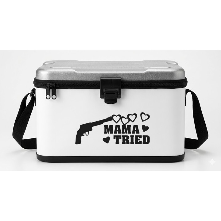 Mama Tried Stickers – Outlaw Country Decals (2-Pack)