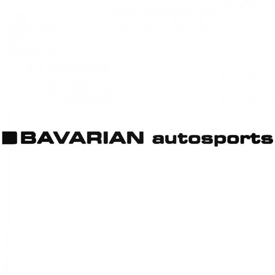 Bavarian Autosports Sticker