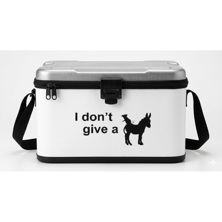 I Don't Give a Donkey Stickers – Funny Quote Decals (2-Pack)