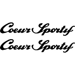Coeur Sportif Stickers – Sport Style Decals (2-Pack)