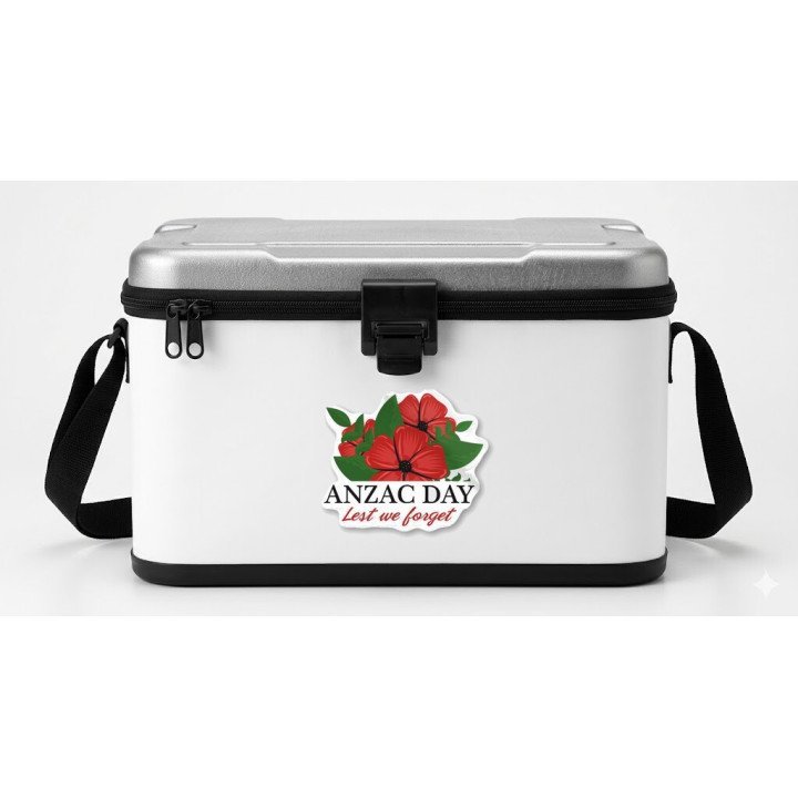 Anzac Day Lest We Forget Stickers – Poppy Decals (2-Pack)