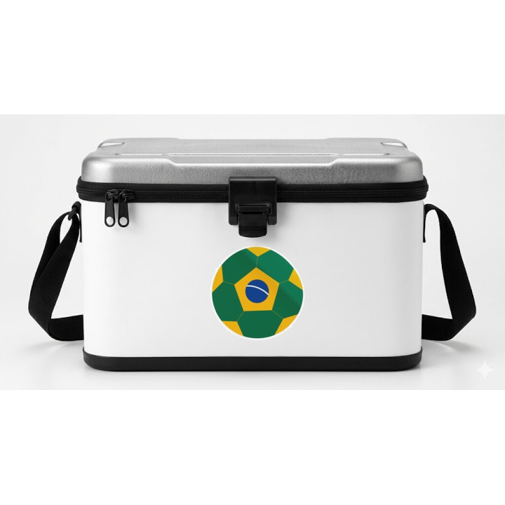 Brazil Football Stickers – Seleção Soccer Ball Decals (2-Pack)