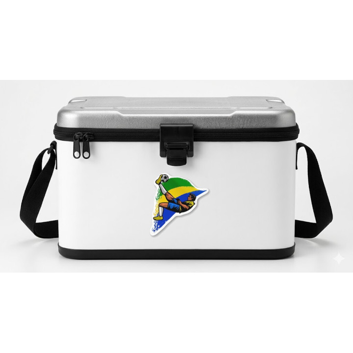 Brazil Football Bicycle Kick Stickers – Seleção (2-Pack)