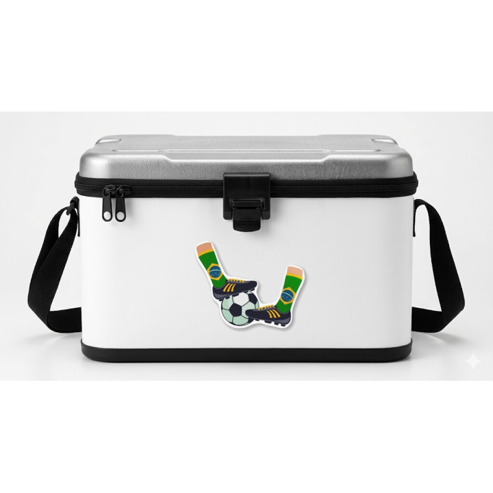 Brazil Football Stickers – World Cup Seleção Decals (2-Pack)
