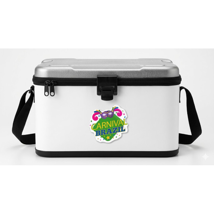 Brazil Carnival Stickers – Rio Mask Festival Decals (2-Pack)