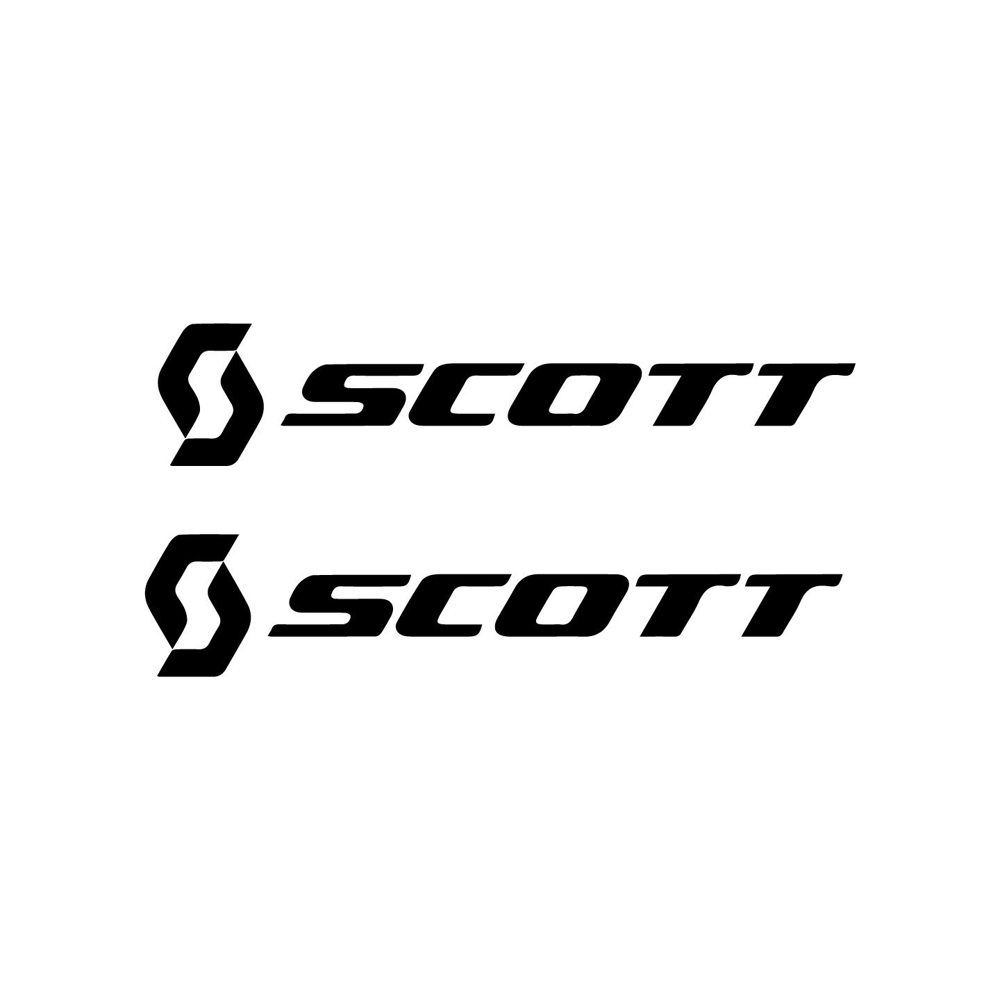 Scott Long Cycling Stickers – MTB Road Bike Frame Decals (2-Pack)