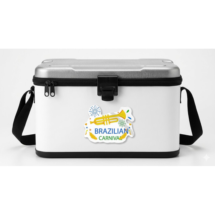 Brazilian Carnival Stickers – Rio Festival Decals (2-Pack)