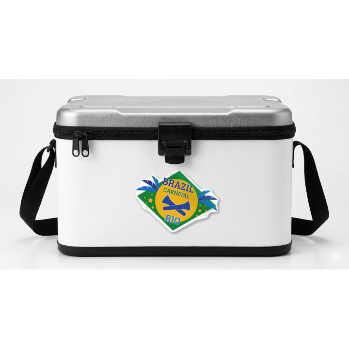 Brazil Carnival Rio Stickers – Festival Decals (2-Pack)