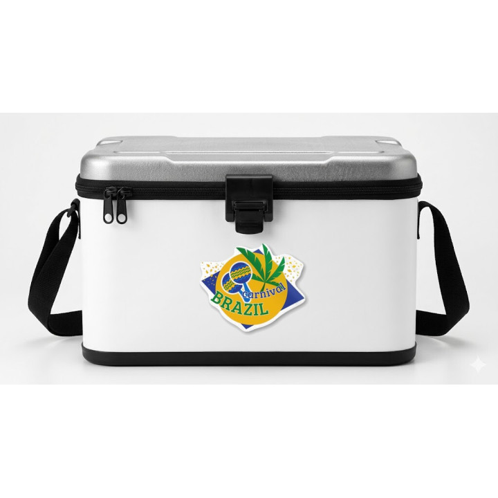 Brazil Carnival Stickers – Rio Festival Decals (2-Pack)