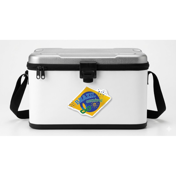 Brazil Carnival Stickers – Rio Festival Decals (2-Pack)