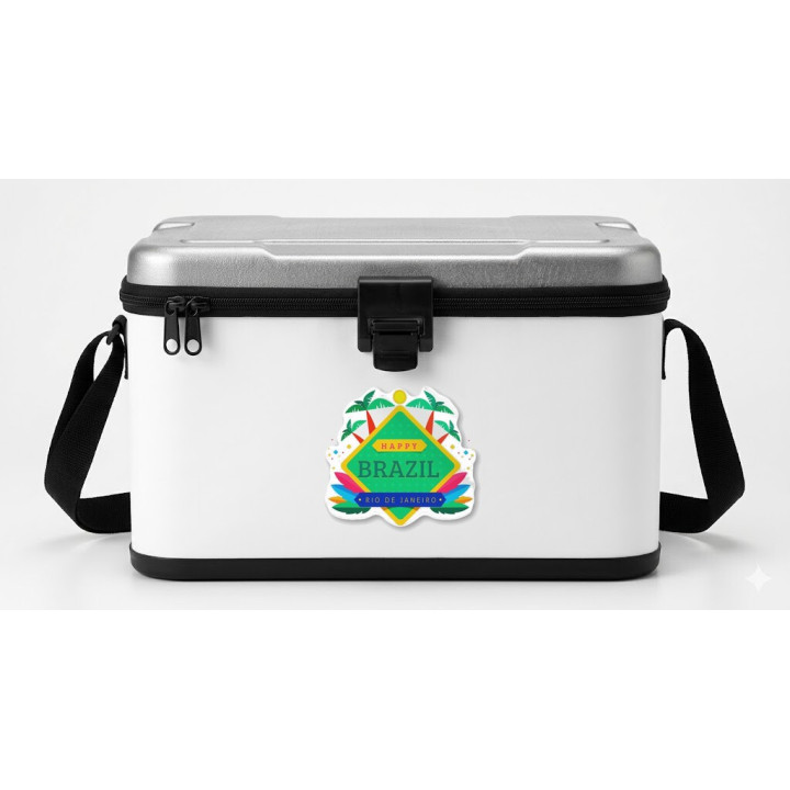 Brazil Rio de Janeiro Carnival Stickers (2-Pack)