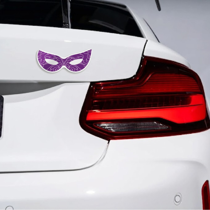 Masquerade Mask Stickers – Carnival Party Decals (2-Pack)