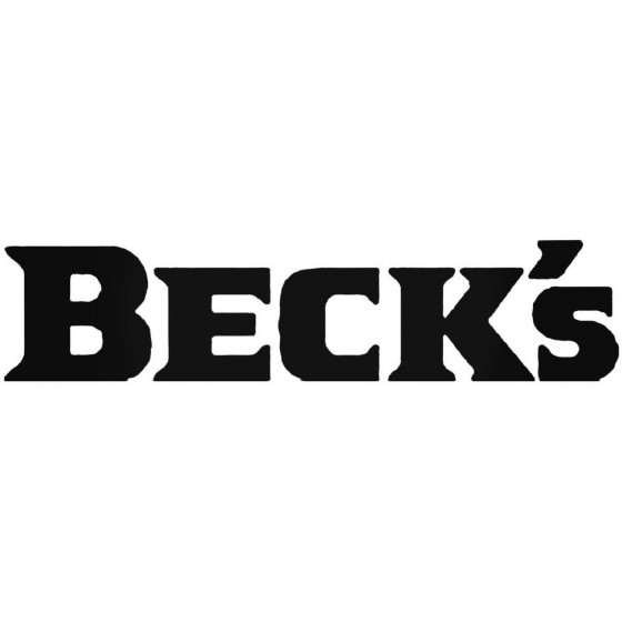 Becks Decal Sticker