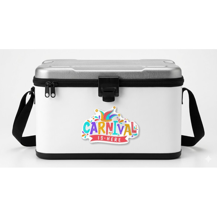 Carnival Is Here Stickers – Festive Carnival Decals (2-Pack)