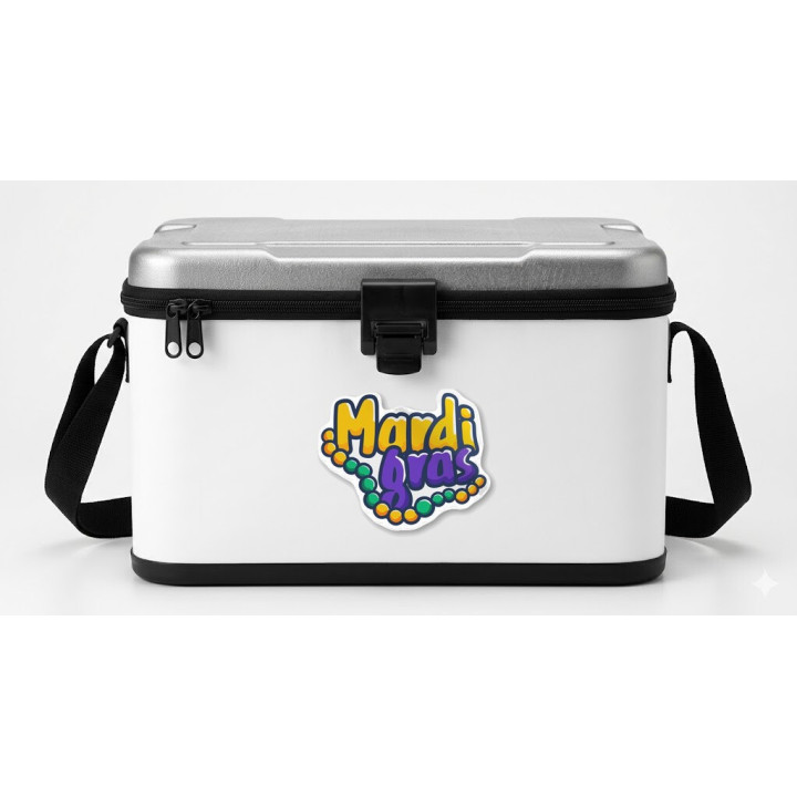 Mardi Gras Stickers – Carnival Festival Decals (2-Pack)