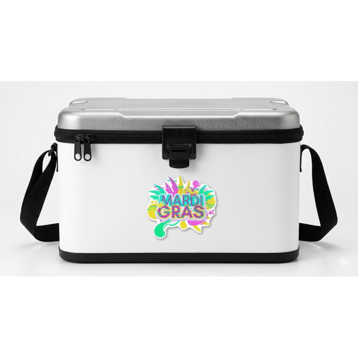 Mardi Gras Stickers – Carnival Festival Decals (2-Pack)