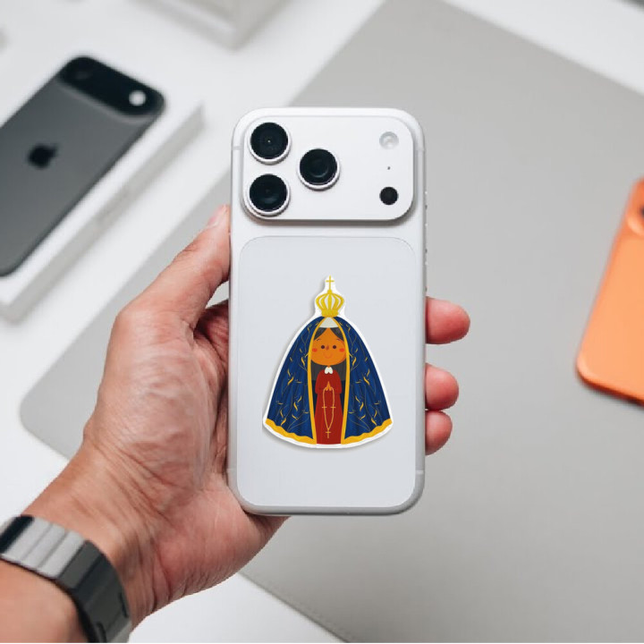 Nossa Senhora Aparecida Stickers – Catholic Decals (2-Pack)