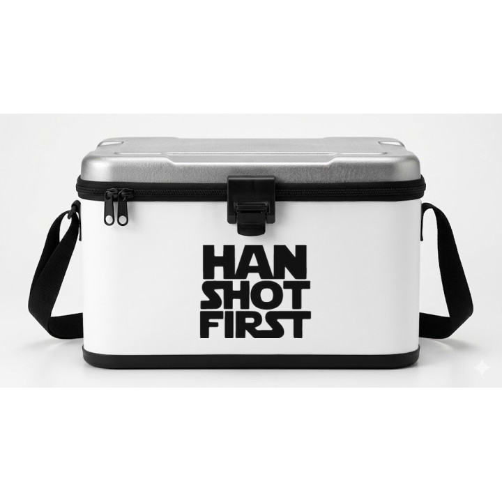 Han Shot First Stickers – Star Wars Fan Decals (2-Pack)