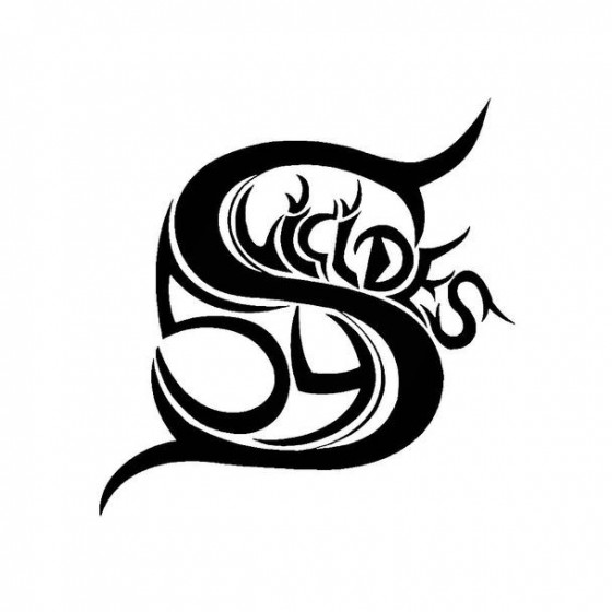 54 Suicides Band Logo Vinyl...