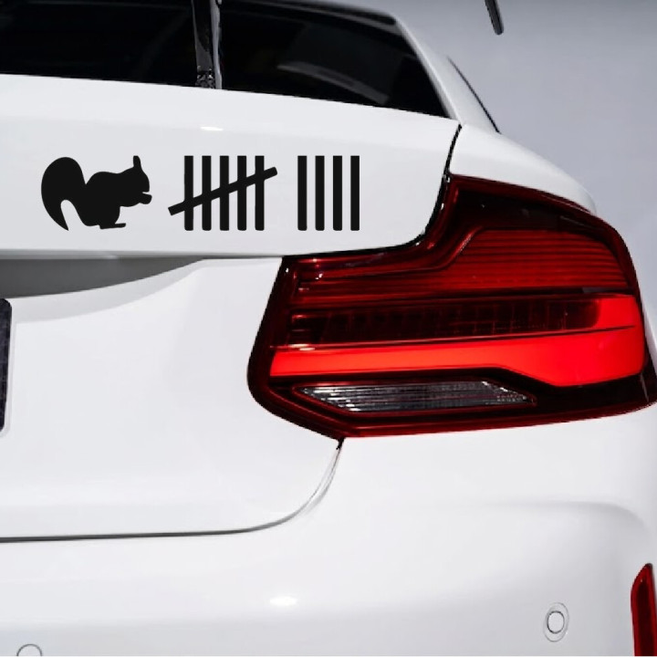 Buy Eekhoorns Turven Decal Sticker Online