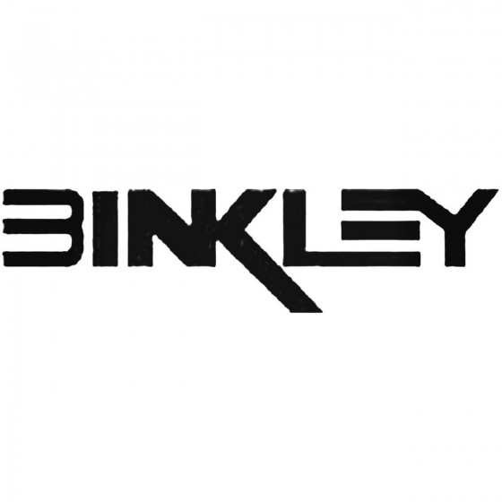 Binkley Parts Vinyl Decal