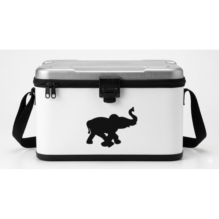 Buy Baby Elephant Walking Decal Sticker Online