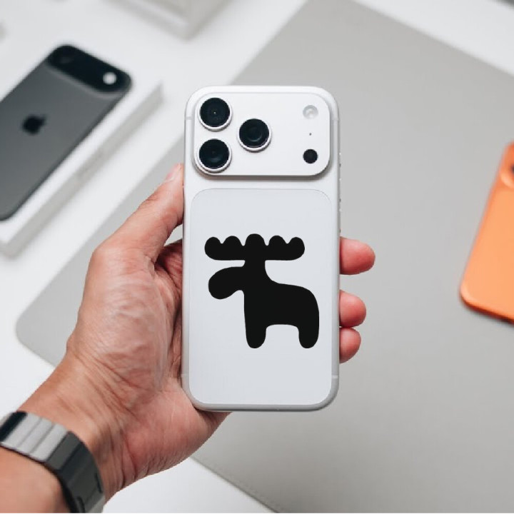 Buy Bubble Moose Decal Sticker Online
