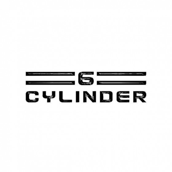 6 Cylinder Band Logo Vinyl...