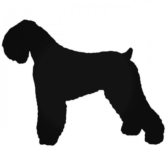 Black Russian Dog Sticker