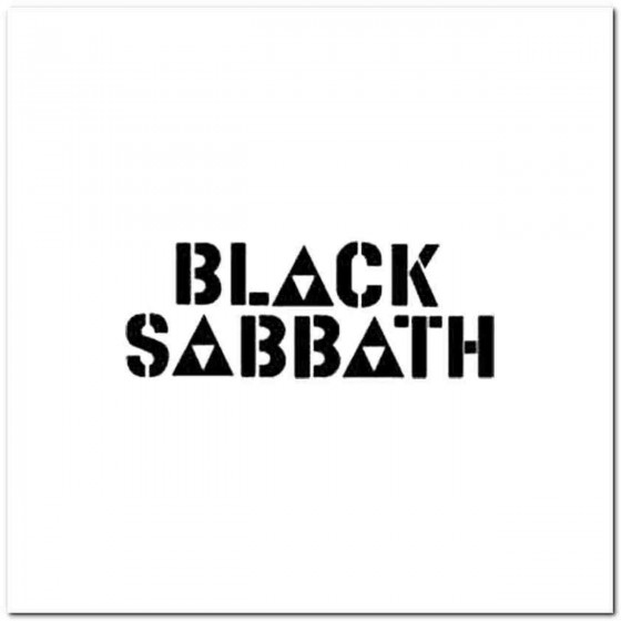 Black Sabbath B Decal Sticker