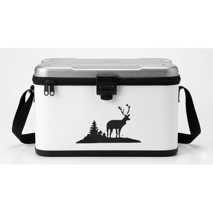 Buy Deer With Trees Decal Sticker Online