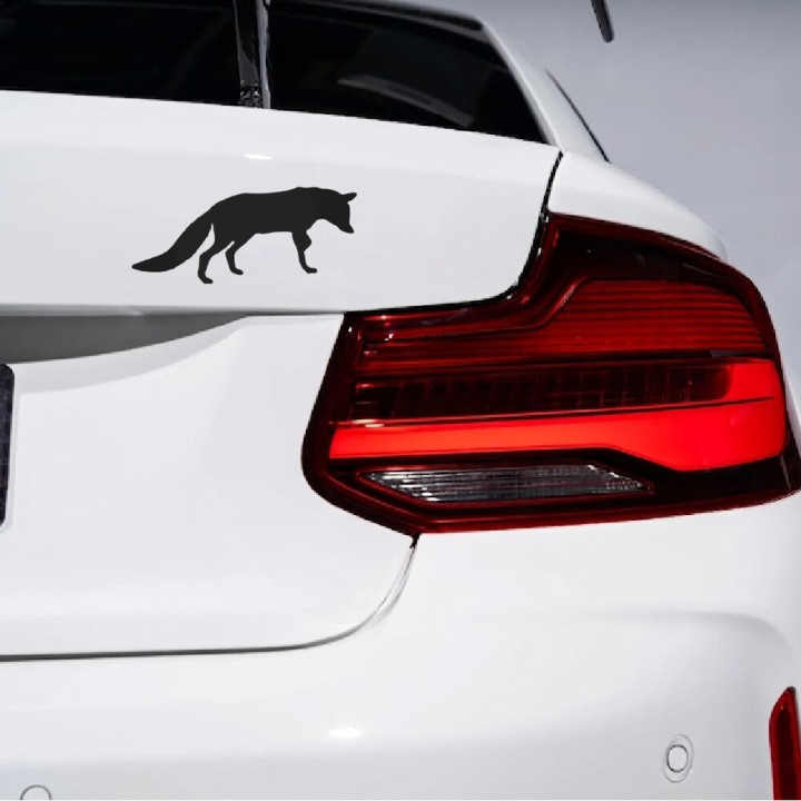Buy Fox Walking Decal Sticker Online