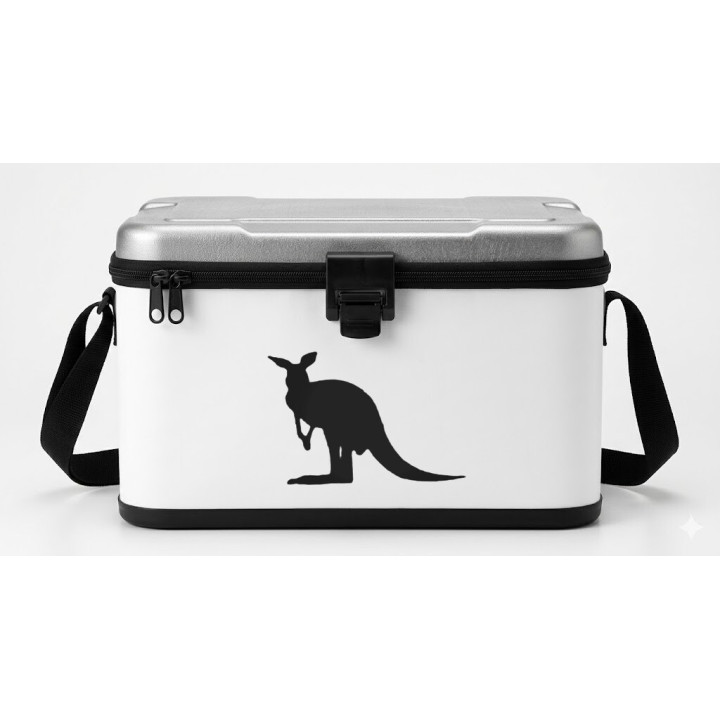 Buy Fuzzy Kangaroo Decal Sticker Online