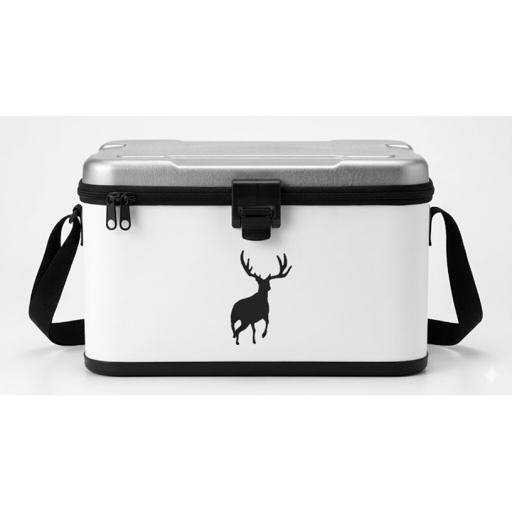 Stag Deer Silhouette Stickers – Wildlife Decals (2-Pack)