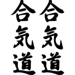 Aikido Kanji Stickers – Martial Arts Decals (2-Pack)