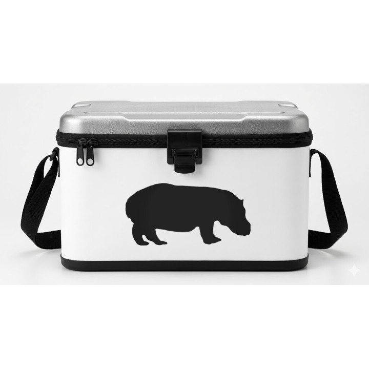 Buy Hippopotamus Decal Sticker Online