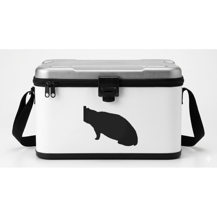 Buy Hungry Hippopotamus Decal Sticker Online